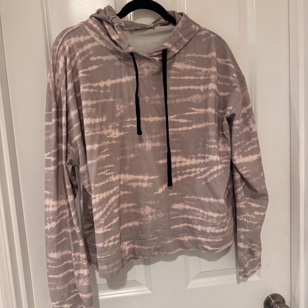 All Saints Beige and Cream Hoodie